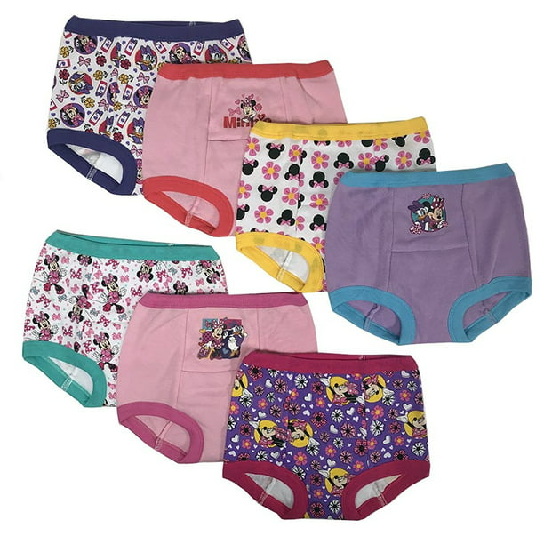 3T 18M Justice League Toddler girl 3-Pack or 7-Pack Potty Training Pants 4T 2T